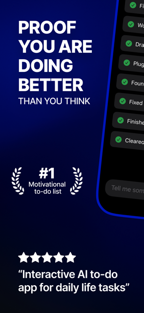 Track your achievements and see proof you're doing better than you think